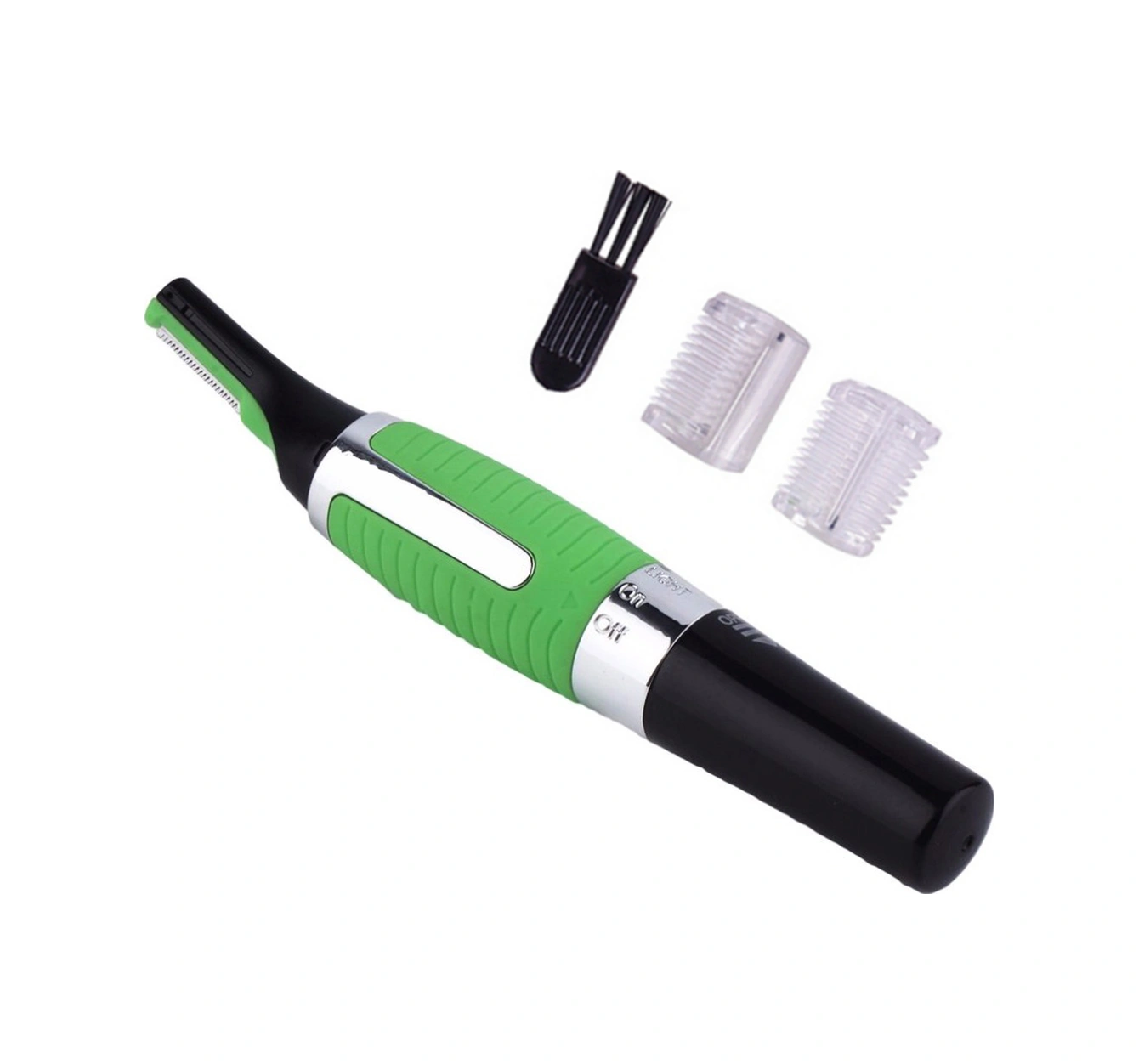 Youtek Erkekler İçin Yeşil Elektrikli Tıraş Makinesi - 2 Tıraş Teli, Temizleme Fırçası Ve Aaa Pil Dahil - Tüy, Sakal Ve Vücut Tıraşı İçin Profesyonel Alet Yeşil