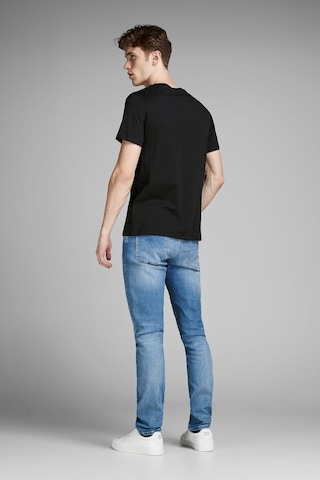 Jack & Jones Jack Jones Erkek Tişört Jjecorp Logo Tee 12137126 Siyah