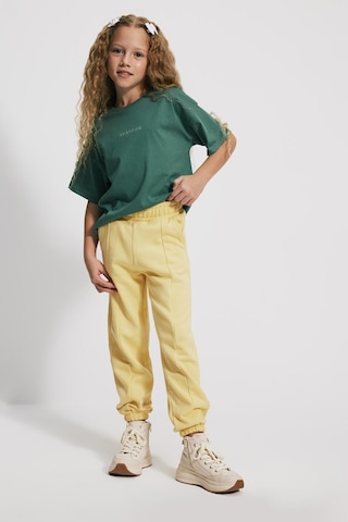 Kids Girl Ön Dikişli Loose Fit Sarı Jogger Sarı