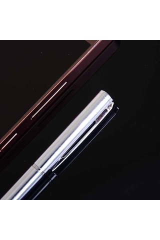 1pcs/lot Portatif Mini Metal Tükenmez Kalem Döner Cep Boyutunda Kalem Topu Nokta Kalem Küçük Yağ Tükenmez Kalem Ofis Malzemeleri Çok Renkli