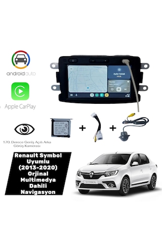 Symbol 2013-2020 Uyumlu Media Nav Evo 2 Carplay/android Auto Multimedya Navigasyon 7"