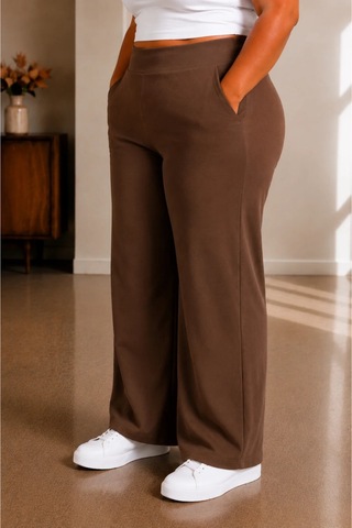 Sngl Tekstil Kadın Büyük Beden Pantolon S M L Xl 2xl 3xl 4xl 5xl 6xl 7xl 8xl 9xl Kahverengi