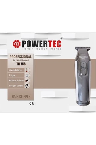 Powertec Profesyonel Saç Kesme Makinesi Tr758 Powertec Profesyonel Saç Kesme Makinesi Tr758