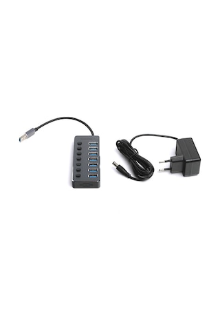 Dark 7 Port Usb 3.0 Usb Çoklayıcı Çoğaltıcı + 1 Hızlı Şarj Hub DK AC USB371