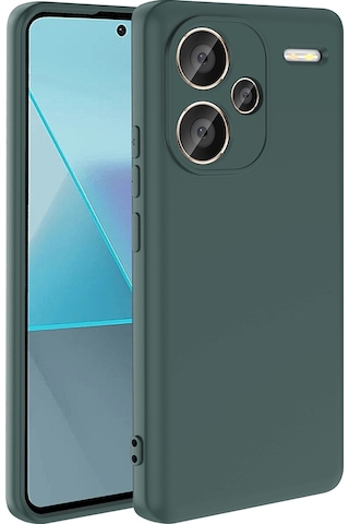 Xiaomi Redmi Note 13 Pro Plus 5g Uyumlu Kılıf Tchs Mara Lansman Kapak-koyu Yeşil Koyu Yeşil