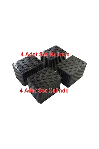 Kauçuk Lift Takozu 160X120 Yükseklik 120Mm 4 Adet