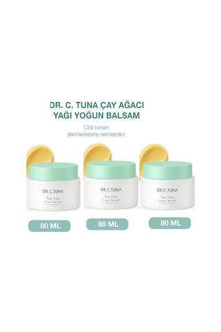 Dr Ct Çay Ağacı Yağı Balsam 80 Ml - 3li Set Dr Ct Çay Ağacı Yağı Balsam 80 Ml - 3li Set
