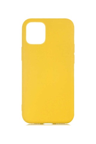 Apple Uyumlu iPhone 12 Pro Max Kılıf Zore Lsr Lansman Kapak Sarı