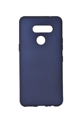 LG Uyumlu K50s Kılıf Zore Premier Silikon Kapak Saks Mavi