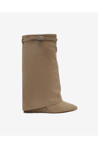 Steve Madden Shocker Taupe Kadın Bej Çizme Shocker-taupe