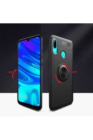 Huawei Y6 2019 Kilif Yüzüklü Magnetli Ravel Case 357682743