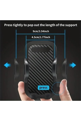 Araba Cep Telefonu Tutucu Çok Fonksiyonlu Araba Döner Gösterge Paneli Vakumlu Araç İçi Navigasyon Desteği,jwcwsq