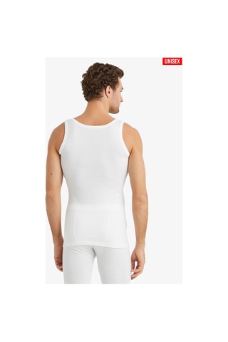 Blackspade Vücuda Oturan İçlik Unisex Termal Atlet Siyah / Beyaz, Isı Koruyucu İçlik-9260 Beyaz