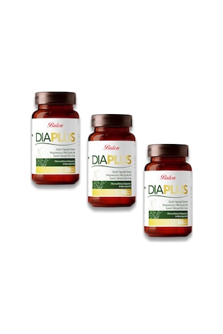 Balen DiaPlus 655 Mg Zeytin Yaprağı Eki 3 x 60 Kapsül