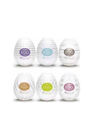 Zaga Oyun Magical Kiss Egg Erkeklere Özel Esnek Yumurta 6&apos Lı