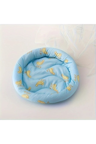 Willowhaven Pastel Mavi Yumuşak Hamster Yatağı - Taşınabilir Kolay Temizlenir Kemirgen Aksesuarı