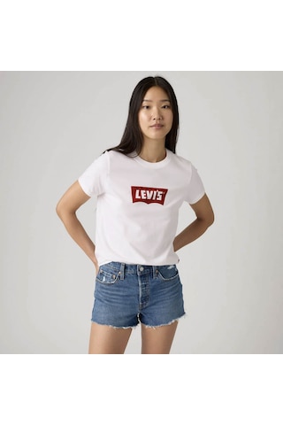 Levis Graphıc Beyaz Kadın T-shirt 005gv-0024 Beyaz