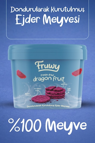 Freeze Dried Ejder Meyvesi Kova Dondurularak Kurutulmuş Ejder Meyvesi Diğer