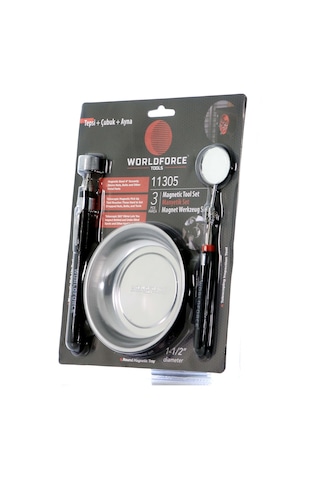 Worldforce 115 MM Manyetik Paslanmaz Tepsi ve Muayene Aynası