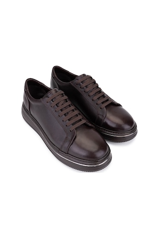Tamer Tanca Erkek Hakiki Deri Kahverengi Sneakers & Spor Ayakkabı 870 500 Erk Ayk Sk26-27 Kahve Dr