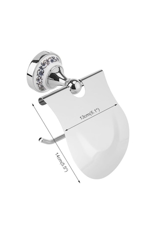 Su Geçirmez Ön Yüzeyli Duvara Monte Klasik Banyo Tuvalet Kağıdı Rulosu Tutucu Mavi Ve Beyaz Porselen Desenli Diğer