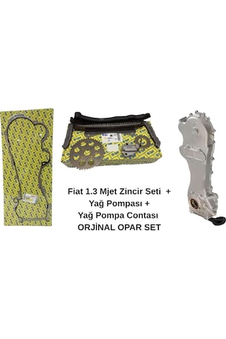 Opar 55107097 Fiat 1.3 Mjet Triger Zincir Seti + Yağ Pompası + Conta Seti