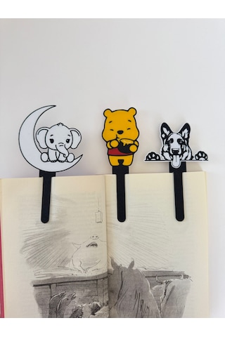 Sevimli Figürlü Kitap Ayraçları 3 Lü Paket-kitap Okuma Arkadaşı-sevimli Ayraçlar