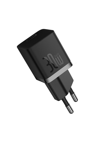 Baseus GAN5 Mini 30W Şarj Cihazı Siyah