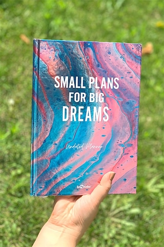 Metalik Süresiz Planlayıcı Dreams 17x24 Mavi