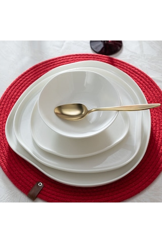 Mudo Home Aspendos Pasta Tabağı Seti 20cm - 6lı Diğer