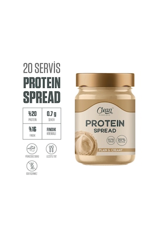 Clean Powders Protein Spread 350 Gr Fındık Kreması 3 Adet