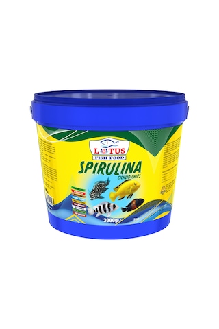 Lotus Spirulina Cichlid Chips 3 KG Kova Tropheus Yemi