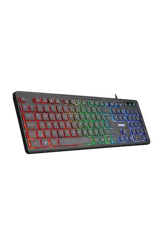 Everest KB-120 Sleek USB Gökkuşağı Aydınlatmalı Oyuncu Q Klavye