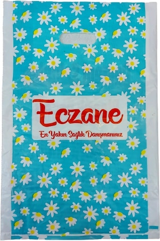 Eczane Poşeti Bio Büyük Elgeçme 500 Adet 28 x 40 CM
