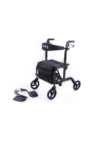 İthal Lüx Ayak Pedallı Alüminyum Rolatör Yürüteç Bz9124a