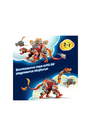 LEGO® DREAMZzz™ Dinozor Jet 71514 – 9 Yaş ve Üzeri Çocuklar için 4 Minifigür İçeren Yaratıcı Oyuncak Yapım Seti (1007 Parça)