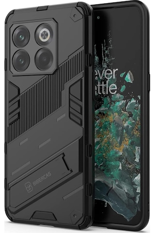 OnePlus Ace Pro-10T Matrix Serisi Standlı Kılıf -Siyah