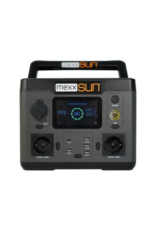 Mexxsun Power Station 540 Wh Lityum Batarya 500 W Çıkış Gücü Taşınabilir Protatif Güç İstasyonu