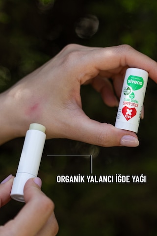 Siveno %100 Doğal Super Stick Anlık Yatıştırıcı Onarıcı Organik Yalancı İğde Yağlı 6 G