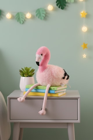 Pembe Peluş Flamingo Hediyelik Oyuncak Yumuşak Çocuk Odası Dekorasyon Pembe