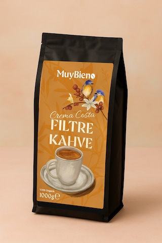 Crema Costa Filtre 1000 Gr Çekirdek Kahve Çekirdek Kahve