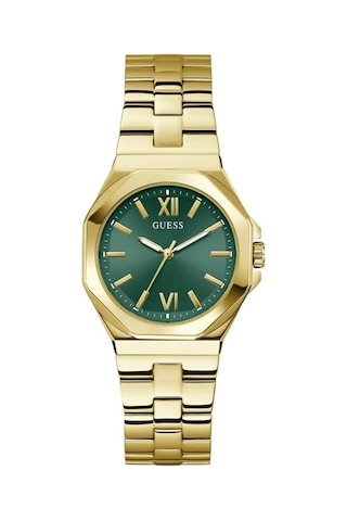 Guess Gugw0873l2 Yeşil Kadran Altın Kaplama Kadın Kol Saati Altın