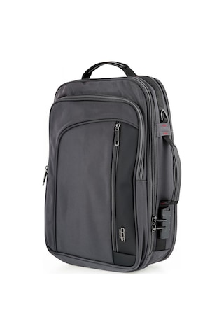 Ççs 51268 Usb Giriş 15.6 İnc Laptop Sırt Çantası-gri Gri