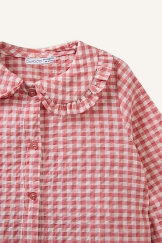 Defacto Uzun Kollu Dokuma 2li Dokuma Pijama Kız Bebek H2651a526spbr96 Pembe-br96