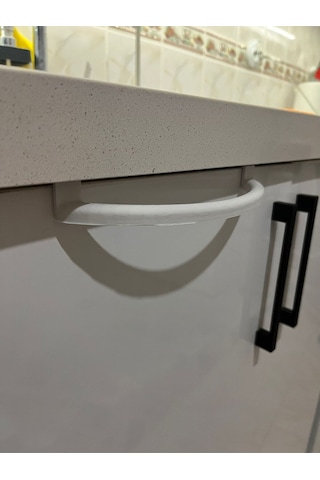Mutfak Dolap İçi/dışı Havlu Askısı Plastik -514 Beyaz