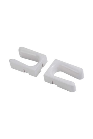 Pazly Suntek 2x Raflı Ev Giriş Yolu İçin Önyükleme Beyaz Raf Sistemi Beyaz