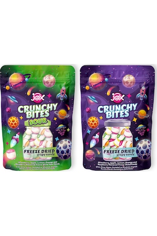 Jox Crunchy Bıtes Deneme Paketı 1 Meyvelı + 1 Ekşı
