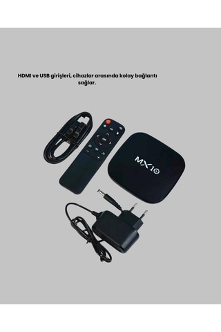 Android 4k Tv Box Wi-fi, Bluetooth, Dolby Ses, 60 Fps Ultra Hd Diğer