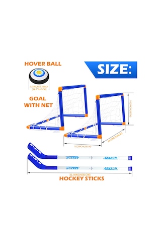Vkemall Çocuklar İçin Elektrikli Hokey Oyun Seti - Evde Ve Dışarıda Kullanıma Uygun, Ateşsiz Hareket, Aile Etkileşimi Artırıcı Oyun - Pil Dahil Değil Çok Renkli