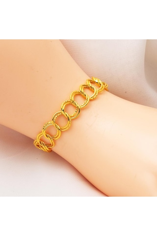 Samanyolu 14 Ayar Altın Bileklik BLSCS14K20991 Sarı Altın